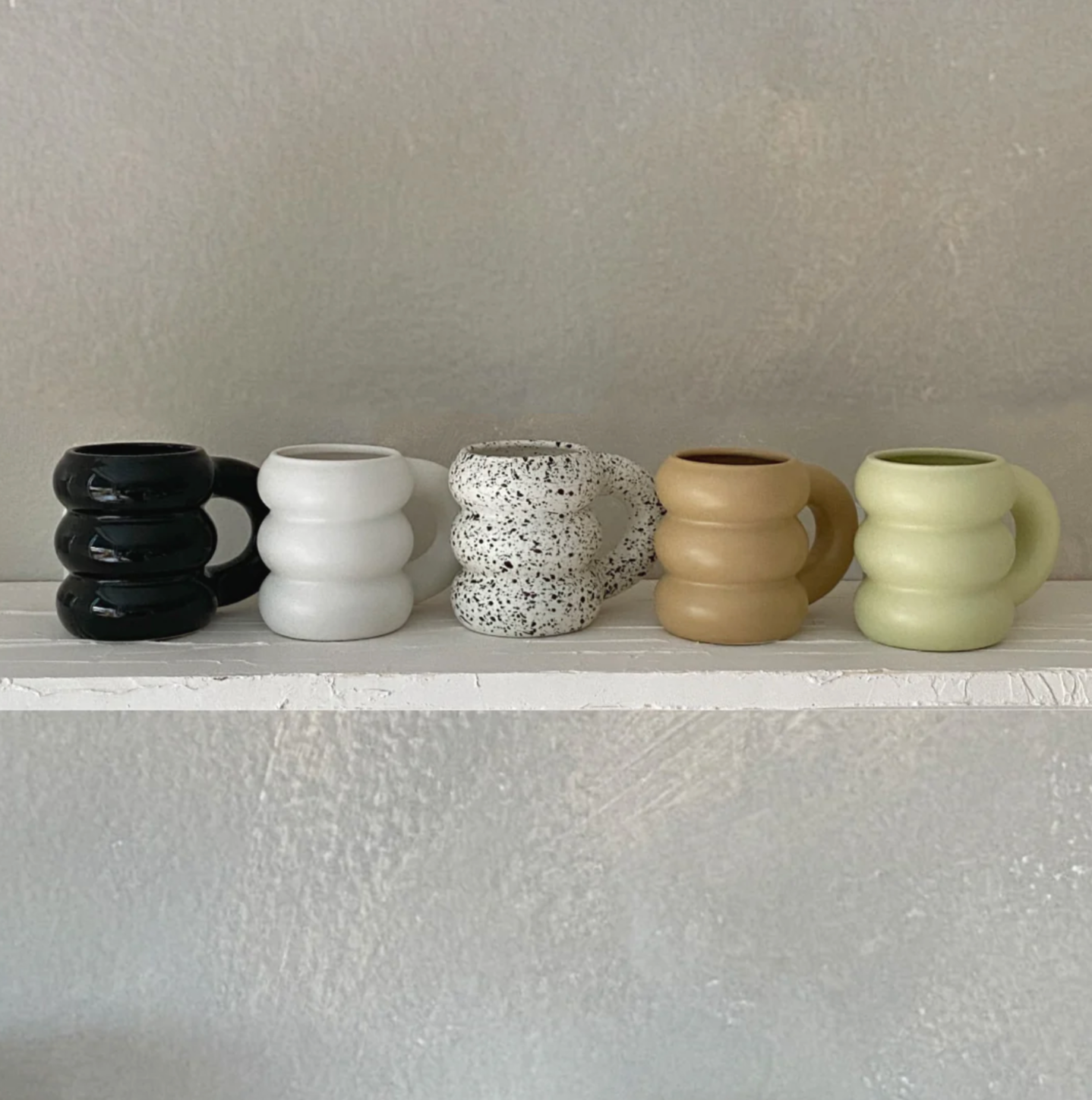【ALL 5 COLORS SET】Chubby Cloud Mugs
