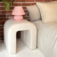 Retro Swirl Table Lamp (Yellow/Pink)