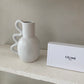 Wavy Ceramic Vase (White/Speckle)